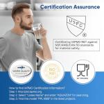 PUREPLUS 10" x 4.5" Whole House Pleated Sediment Filter for Well Water, Replacement Cartridge for GE FXHSC, Culligan R50-BBSA, Pentek R50-BB, DuPont WFHDC3001, American Plumber W50PEHD, GXWH40L, 2Pack