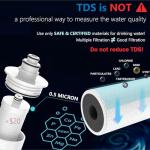 Frizzlife Under Sink Water Filter-NSF/ANSI 53&42 Certified Drinking Water Filtration System-0.5 Micron Removes Lead, Chlorine,Bad Taste & Odor, W/Dedicated Faucet