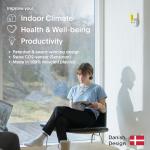 Birdie Design Indoor CO2 Monitor for Home & Office