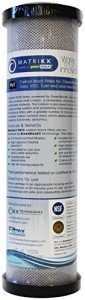 KX 06-250-10-GREEN | 10" Pb1 Carbon Block Filters for Chlorine Taste and Odor, VOC, Cyst and Lead Reduction | KX MatriKX Powered by GREENBLOCK | Replaces 06-250-125-975