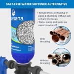 Aquasana Whole House Well Water Filter System - UV Purifier - Salt-Free Descaler - Carbon & KDF Media Filters Sediment 97% Of Chlorine - Water Softener Alternative - 500,000 Gl - EQ-WELL-UV-PRO-AST