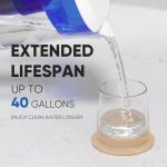 PUREPLUS CRF950Z Pitcher Water Filter Replacement for Pur PPF900Z, PPF951K, PPT700W, CR-1100C, DS-1800Z, CR-6000C, PPT711W, PPT711, PPT710W, PPT111W, PPT111R Pitchers and Dispensers, 4PACK