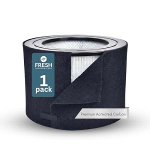 Honeywell 50100, 50150, 50200, 50250, 50300 Air Purifiers Compatible Pre Filter Deodorizes Air and Removes Odors With Activated Carbon and Zeolite To Extend Air Filter Life (1pack)