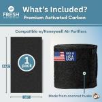 Honeywell 50100, 50150, 50200, 50250, 50300 Air Purifiers Compatible Pre Filter Deodorizes Air and Removes Odors With Activated Carbon and Zeolite To Extend Air Filter Life (1pack)