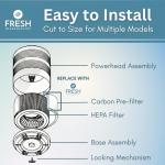 Honeywell 50100, 50150, 50200, 50250, 50300 Air Purifiers Compatible Pre Filter Deodorizes Air and Removes Odors With Activated Carbon and Zeolite To Extend Air Filter Life (1pack)