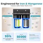 iSpring 2-Stage Whole House Water Filtration System