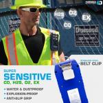 Multigas 4 Gas Monitor by Forensics | Color Display & Graphing | Data Logging | USA NIST Calibration | USB Recharge Battery |