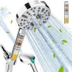 Cobbe High Pressure Filtered Shower Head, 9 Sprays