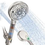Filtered Handheld Shower Head with 9 Spray Settings