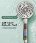 Filtered Handheld Shower Head with 9 Spray Settings