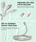 Filtered Handheld Shower Head with 9 Spray Settings