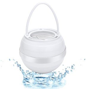 JUSTOWE Bath Ball Filter - 8 Stages Bath Filter- Removes Hundreds of Contaminants, BPA Free, Purify Your Bathwater for Healthier Skin and Hair