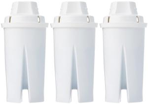 Amazon Basics Replacement Water Filters for Pitchers, Compatible with Brita, 3-Pack