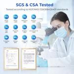 TOKIT AkuaPure U1 SE Reverse Osmosis System, Tankless Reverse Osmosis Water Filter, NSF/ANSI 58, Under Sink Water Filter RO System with Faucet,400 GPD 2:1 Pure to Drain,Reduces TDS