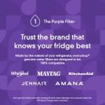 everydrop by Whirlpool Ice and Water Refrigerator Filter 1, EDR1RXD1, Single-Pack , Purple