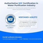 Waterdrop 𝐀𝐥𝐤𝐚𝐥𝐢𝐧𝐞 DA97-17376B Water Filter, 𝐄𝐧𝐡𝐚𝐧𝐜𝐞𝐬 𝐩𝐇, Replacement for Samsung® HAF-QIN/EXP, DA97-08006C, RF28R7201SR, RF28R7351SG, WD-F45-AL, 2 Filters