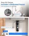 Waterdrop 10UB Under Sink Water Filter, Reduces PFAS, PFOA/PFOS, Lead, Chlorine, Bad Taste, NSF/ANSI 42 Certified, 8K Gallons, Easy Installation