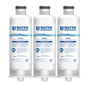 Waterspecialist DA97-17376B Replacement for Samsung HAF-QIN/EXP, HAF-QIN, RF28T5001SR, DA97-08006C, RS27T5200SR, RF28R7351SG, RF24R7201SR, RF27T5201SR, WS645A, Refrigerator Water Filter (Pack of 3)