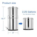 Stainless Steel Portable Gravity Water Filter System