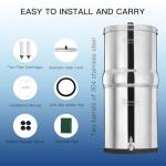 Stainless Steel Portable Gravity Water Filter System
