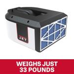 JET Air Filtration System, 1-Micron Filter, 1000 CFM, 120V 1Ph (Model AFS-1000C)