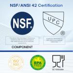 ICEPURE 10"X4.5",1 Microns Whole House Sediment Activated Carbon Water Filter Compatible with Dupont WFHDC8001,EP Series,EPM Series,CB-BB-10, GE FXHTC, GXWH40L, GXWH35F, GNWH38S, CTO10BB,1PACK