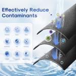 ICEPURE 10"X4.5",1 Microns Whole House Sediment Activated Carbon Water Filter Compatible with Dupont WFHDC8001,EP Series,EPM Series,CB-BB-10, GE FXHTC, GXWH40L, GXWH35F, GNWH38S, CTO10BB,1PACK