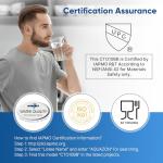 PUREPLUS Coconut Shell Water Filter Cartridge | Activated Carbon Block CTO | Universal Whole House 5 Micron 10 inch Cartridge | Compatible with WFHDC8001, CB-BB-10, EPM, EP-BB, 3Pack