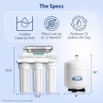 APEC ROES-UV75-SS 75 GPD Reverse Osmosis Filter System