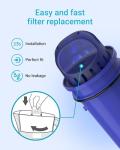 AQUA CREST NSF Certified Filter, Replacement for Pur®, Pur® Plus Pitcher Water Filter, CRF950Z, PPF951K, PPF900Z, DS1811Z, PPT711, PPT111, CR-1100C and All Pur® Pitchers and Dispensers, 4 Packs