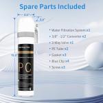 Under Sink Water Filter Reduces Chlorine & Sediment