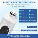 SETFEEL DA97-17376B Water Filter Replacement for Samsung Haf-qin/exp Haf-qin Da97-08006c Rs27t5200sr Hafqin Rf28t5001sr Rf27t5201sr Rs22t5201sr Rf29a9671sr Rf27t5241sr Rf27t5201sg, 3 Pack