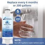 SETFEEL DA97-17376B Water Filter Replacement for Samsung Haf-qin/exp Haf-qin Da97-08006c Rs27t5200sr Hafqin Rf28t5001sr Rf27t5201sr Rs22t5201sr Rf29a9671sr Rf27t5241sr Rf27t5201sg, 3 Pack