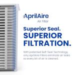 AprilAire 410 Replacement Filter for AprilAire Whole House Air Purifiers - MERV 11, Clean Air & Dust, 16x25x4 Air Filter (Pack of 1)