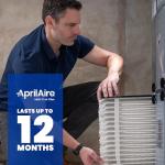 AprilAire 410 Replacement Filter for AprilAire Whole House Air Purifiers - MERV 11, Clean Air & Dust, 16x25x4 Air Filter (Pack of 1)