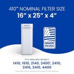 AprilAire 410 Replacement Filter for AprilAire Whole House Air Purifiers - MERV 11, Clean Air & Dust, 16x25x4 Air Filter (Pack of 1)