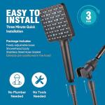 Filtered Shower Head with Handheld - 6 Spray Modes