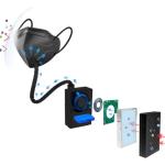 Electric Wearable Air Purifier Maskes,Air Supply,With HEPA Filter,for Dust Work,Painting, Machine Polishing, Welding