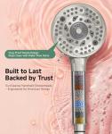 Filtered Handheld Shower Head with 9 Spray Settings