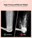Filtered Handheld Shower Head with 9 Spray Settings