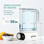 50oz Electric Water Filter Pitcher - Fast Filtration
