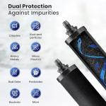 Phoenix Gravity-Fed 1.5 Gallon Stainless Steel Camping & Countertop Water Filter System with Authentic Black Phoenix Filter Elements and Stainless Steel Tap