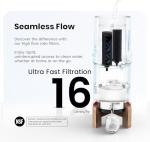 Phoenix Gravity-Fed 1.5 Gallon Stainless Steel Camping & Countertop Water Filter System with Authentic Black Phoenix Filter Elements and Stainless Steel Tap