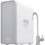 TOKIT Reverse Osmosis Water Filter, U1 Alkaline Mineral Under Sink Water Filter System, 400GPD Tankless RO Filtration with Faucet, NSF/ANSI 58, 2:1 Pure to Drain, Reduce TDS