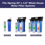 iSpring FC25B Whole House Water Filter Replacement Cartridge, CTO Carbon Block, 20” x 4.5”