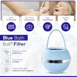 Blue Bath Ball Water Filter for Soft Skin