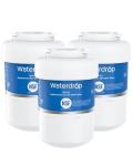 Waterdrop WD-F13 Replacement for GE® MWF®, SmartWater® MWFP, MWFINT, MWFA, GWF, HDX FMG-1, Kenmore® 9991, GSE25GSHECSS, WFC1201 Water Filter, 3 Pack