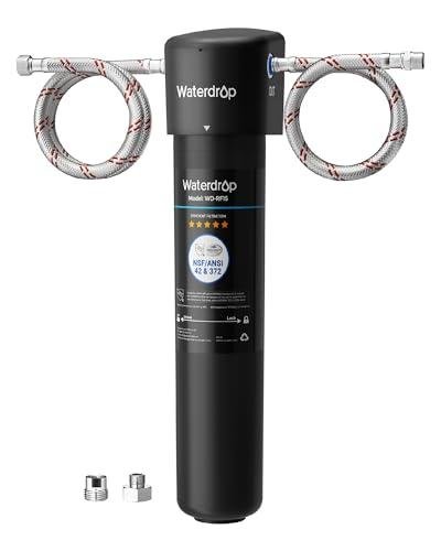 Waterdrop 15UA Under Sink Water Filter System, Reduces Lead, Chlorine, Bad Taste & Odor, Under Counter Water Filter Direct Connect to Kitchen Faucet, NSF/ANSI 42 Certified, 16000 Gallons, USA Tech