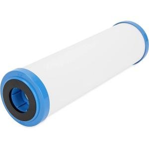 Camco Camper/RV Premium Replacement Cartridge for Inline Water Filter - Fits EVO RV Water Filter Housing - Premium Carbon Absorbs Harmful Compounds & Reduces Bad Taste, Odor, Bacteria and More (40624)