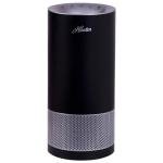 Hunter HP400 Round Air Purifiers for Home, True HEPA Air Purifier Tower for Pets, Odors, Allergens, Smoke, Dust, VOC's. HEPA Air Purifiers for Bedroom and Small Room. Black and Silver